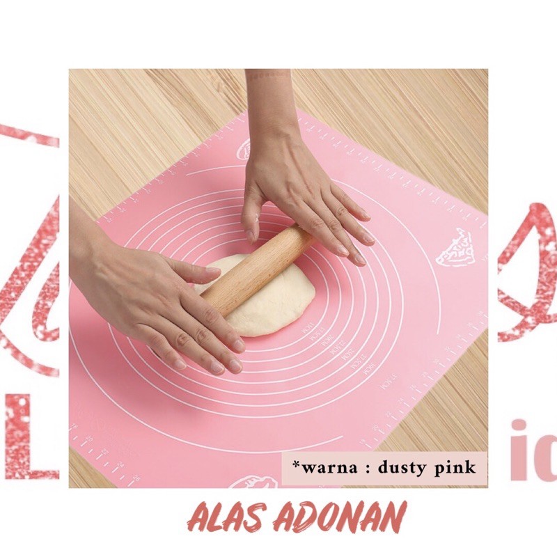 #LC-HL Alas Baking 50x40 cm Adonan Silikon / Baking Mat