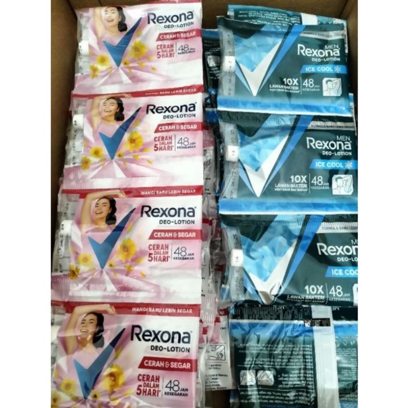 Rexona sachet 1 renceng isi 12sachet