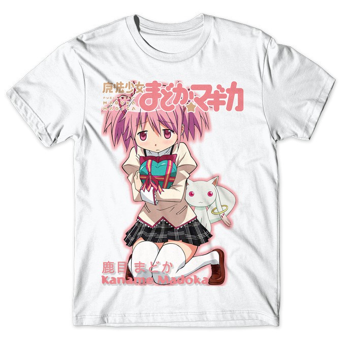 Kaname Madoka – Puella Magi Madoka Magica Anime T-Shirt/Kaos Anime