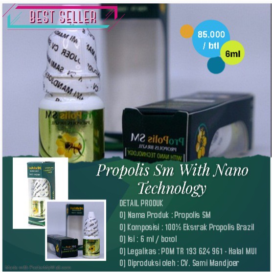 Propolis Sm Brazil Obat Herbal Alami ASLI