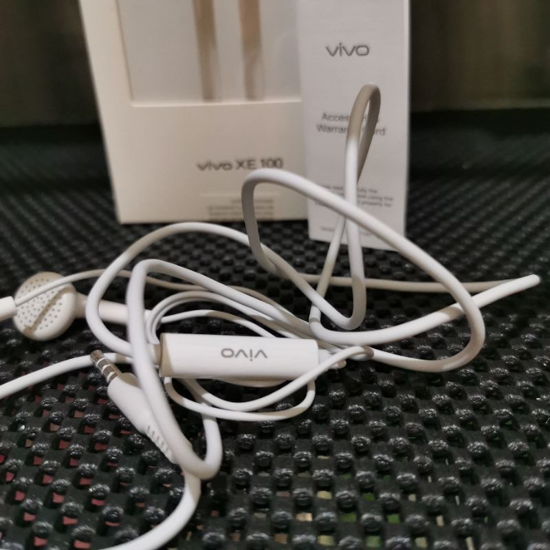 Headset Vivo Y12 Y15 Y17 S1 Z1pro Original XE100