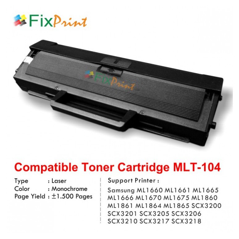 Toner Cartridge Samsung MLT-104 104S MLT 104 Printer ML-1660 1675 1860