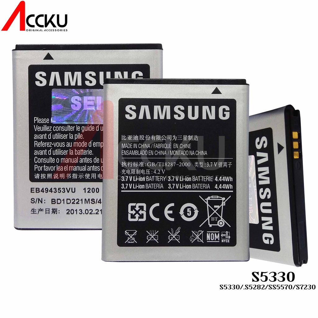 BATERAI BATTERY SAMSUNG S5330 / S525 / S7230 / S5570 / S5282 ORI 99%