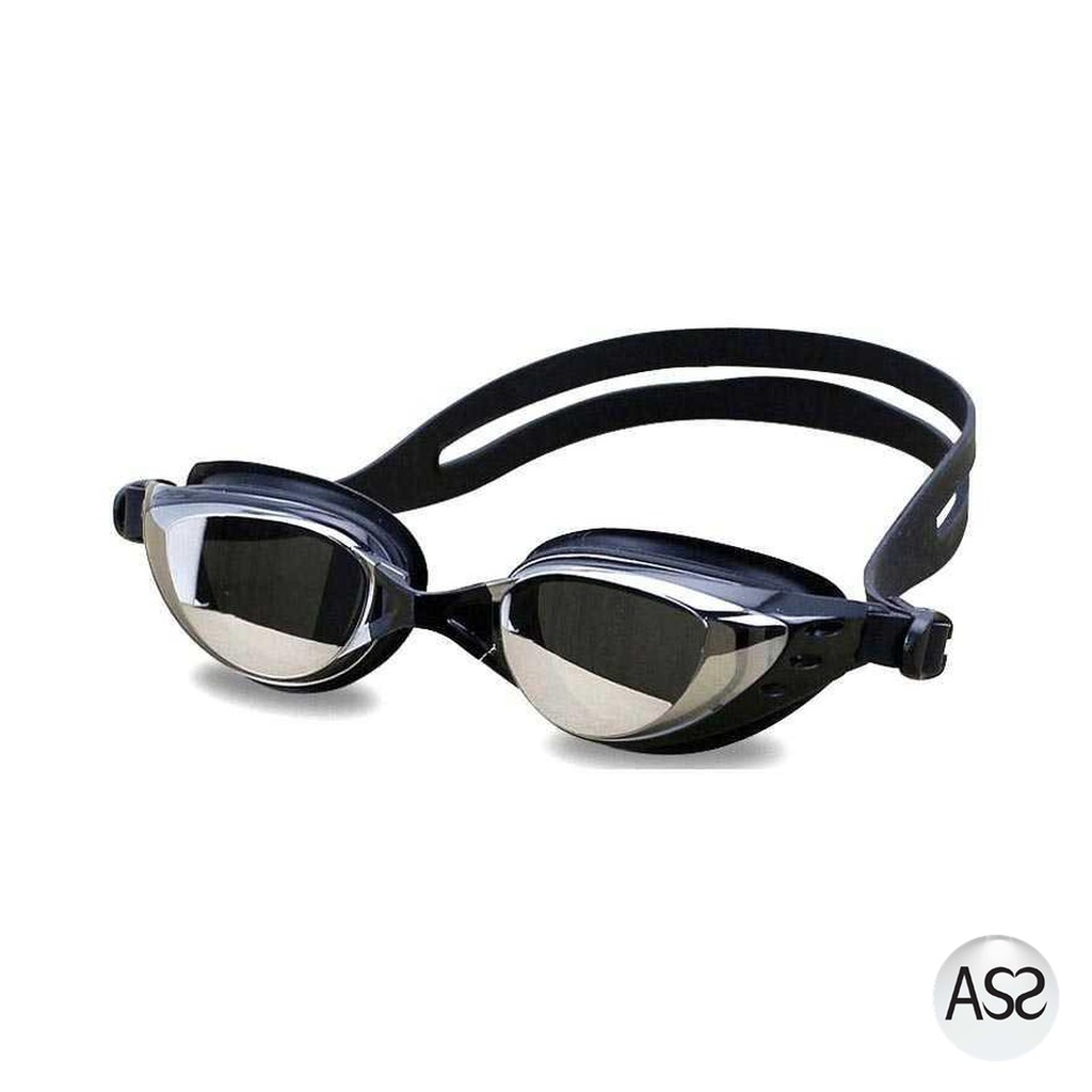 ASS Shop - Ruihe Kacamata Renang Coating Mirrored Anti Fog UV Protection - RH6100