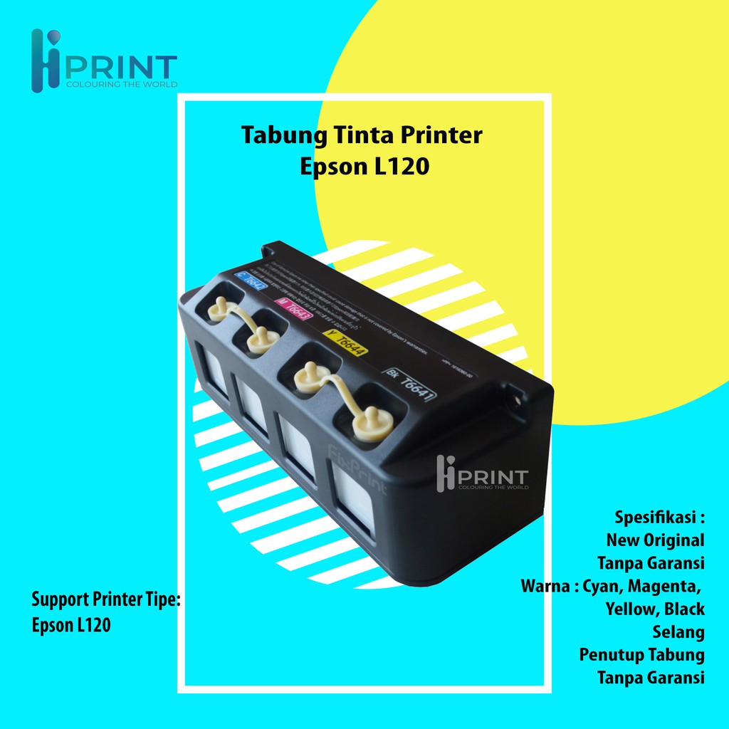 Tabung Tinta Printer Epson L120 L 120 New Original Eco Tank Epson L120 Tabung Original Epson