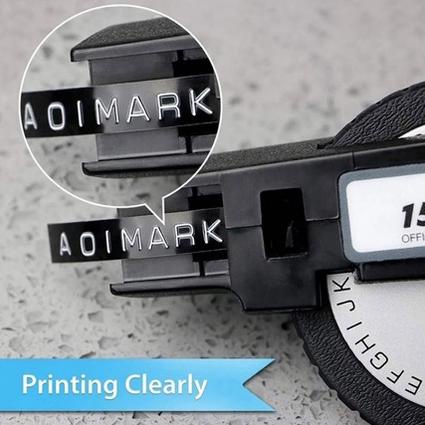 

bof-95 dymo embossing label maker / Mesin Printer Label Mini 3d Manual Diy .,.,.,.,