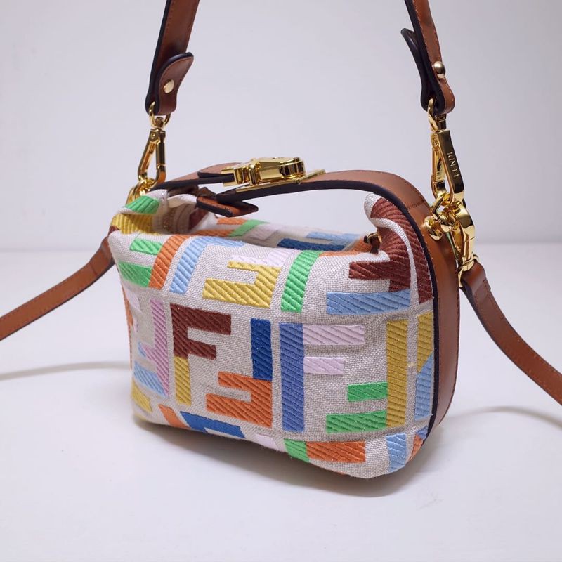 FENDI MON TRESOR MULTICOLOR LOGO BAG
