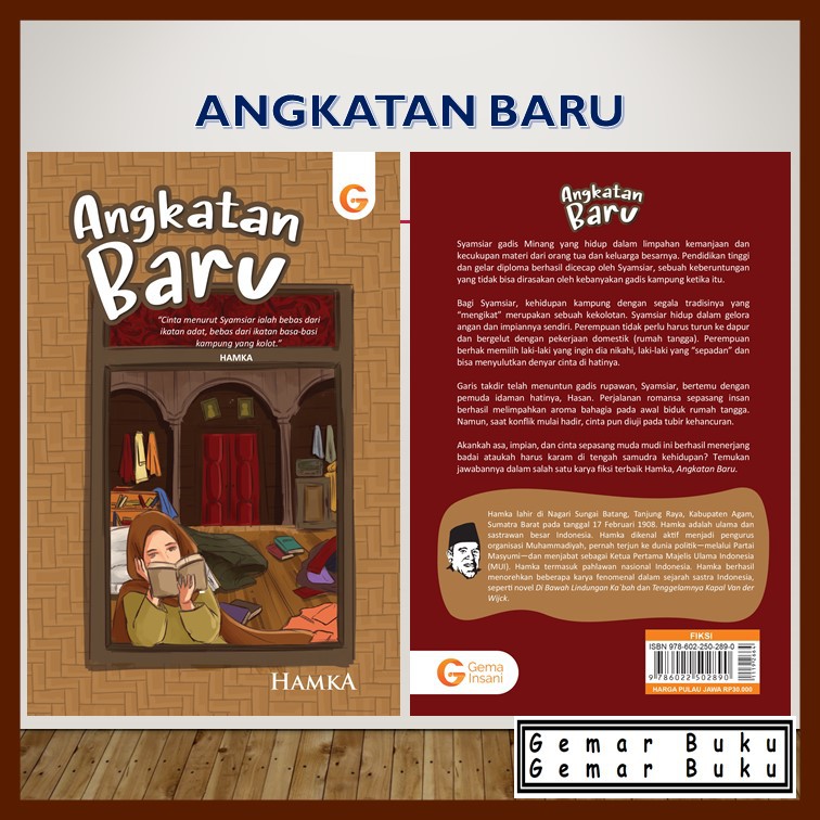 Angkatan Baru Buya Hamka Novel Buku Buku Novel Novel Remaja Novel Islami Buku Novel Remaja Sastra Shopee Indonesia