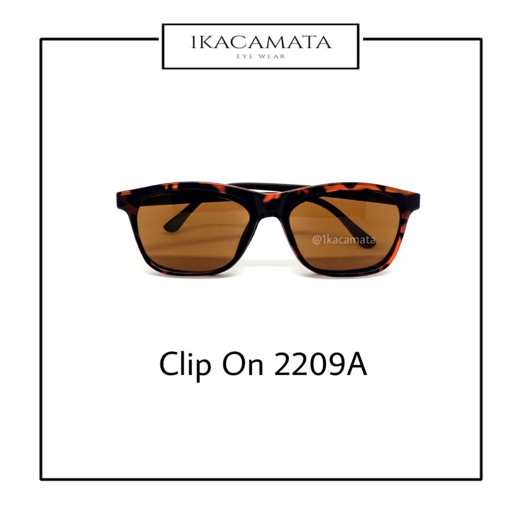 CLIP ON 2209A FREE 5 LENSA CADANGAN SUNGLASS MURAH BERKUALITAS