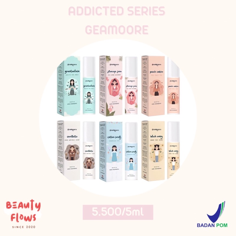 ADDICTED SERIES GEAMOORE/PARFUM GEAMOORE BPOM
