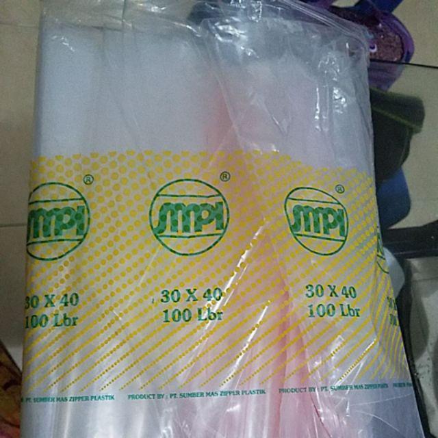 Plastik Klip 30x40 Plastic Clip 30 X 40 Cm Seal Ziplock Bag Zipper Obat Pe