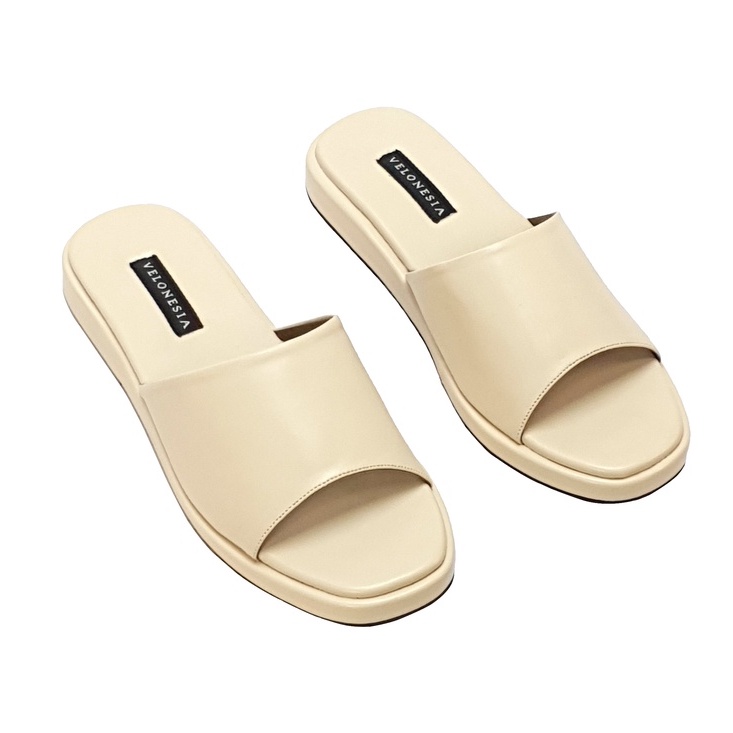 Sandal Wanita Puffy Slip Sandal Platform Velonesia - Mika
