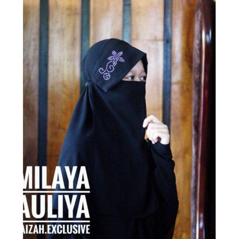 Niqab Poni Milaya Auliya Cadar Hias payet