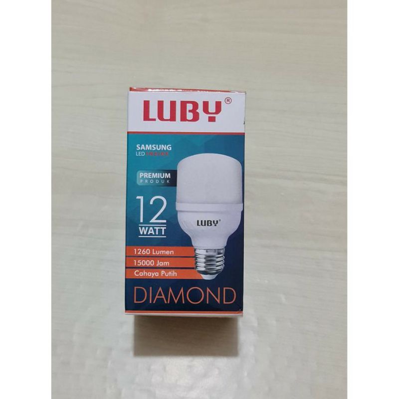 LAMPU LED LUBY DIAMOND 12 WATT CAPSUL NEW GENERATION CAHAYA PUTIH