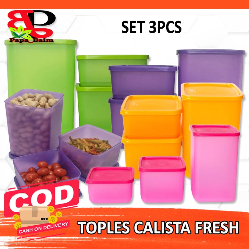 Toples Calista Fresh Set of 3pcs / Toples Kue Calista Fresh