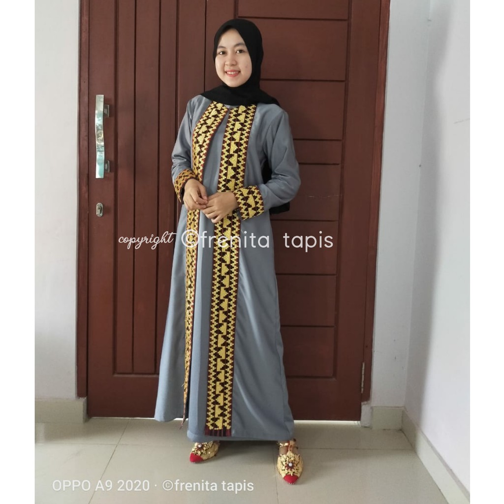 [BISA COD] Dress Gamis Tapis Kekinian Khas Lampung