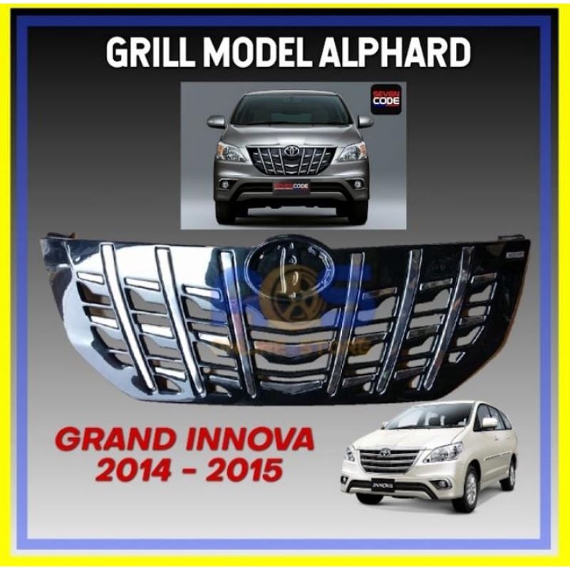 GRILL MODEL ALPHARD GRAND INNOVA 2014-2015