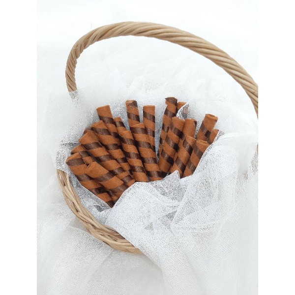 Amplop model kue astor coklat warna warni bahan kain felt flanel untuk lebaran hari raya kantong tem