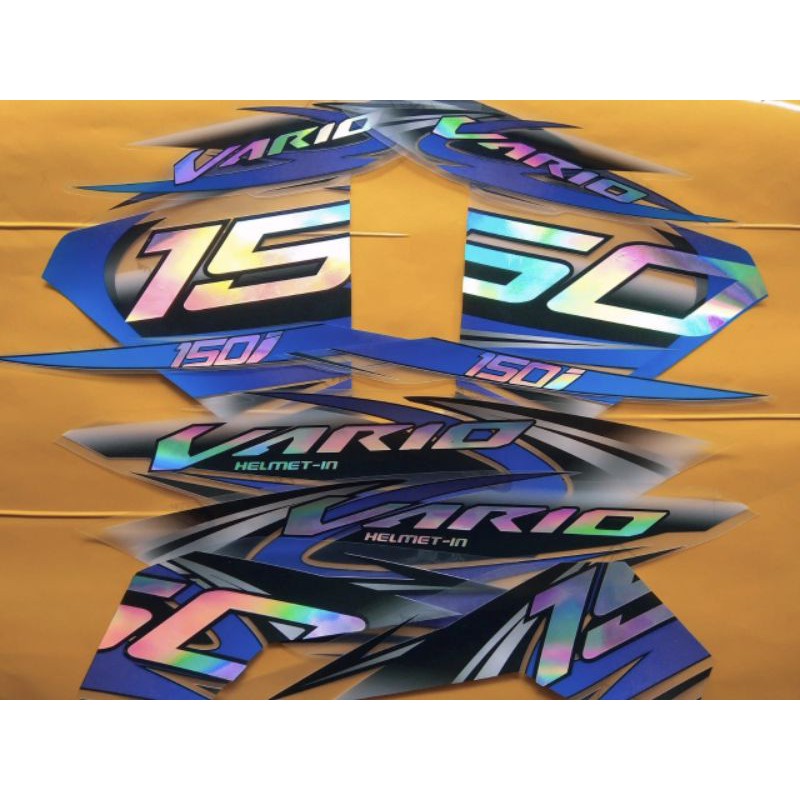 Striping Transparan Hologram Vario Led 150 Old