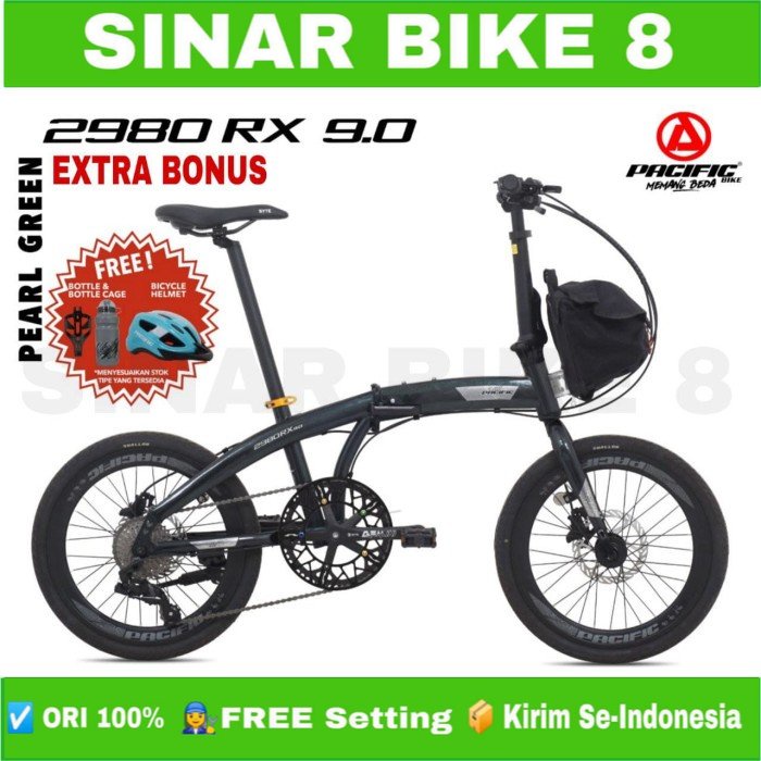 Sepeda Lipat Ukuran 20 Inch PACIFIC 2980 RX 9.0 VT TERBARU