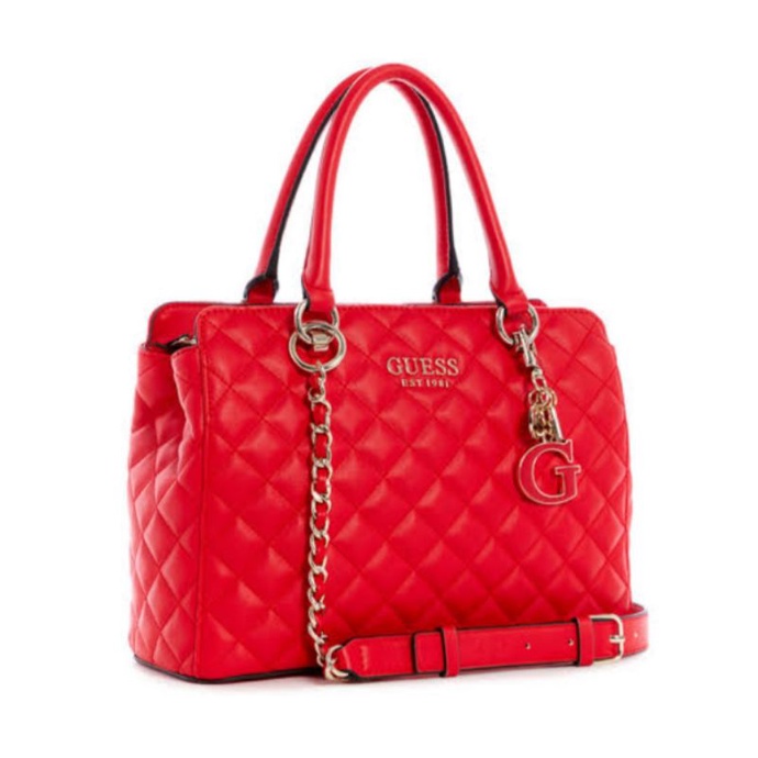 TAS GUESS MELISE LUXURY SATCHEL 100% ORIGINAL COUNTER