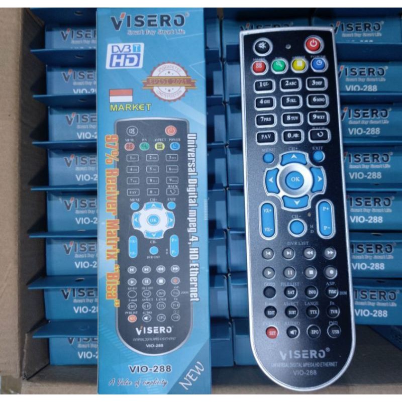 Remote TV visero receiver parabola master HD