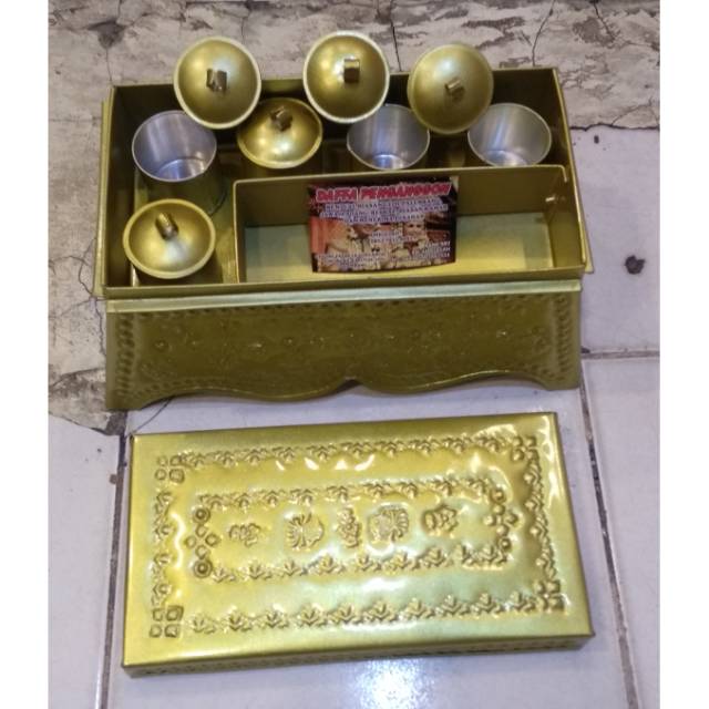 Aksesoris pengantin palembang tepak sirih