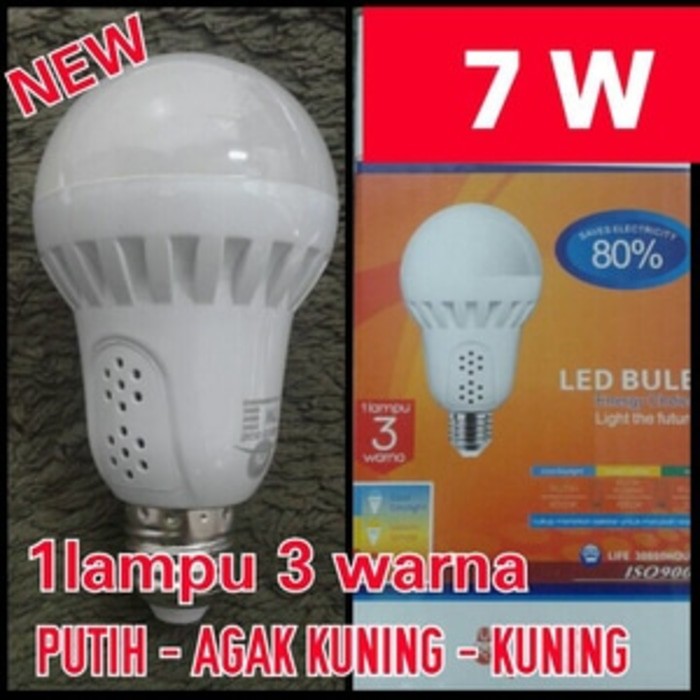 NECO SOE 7 watt Lampu LED 3 Warna : Cool Daylight-Warm Wahite-Warm
