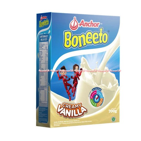 Boneeto Anchor 700gr Susu Boneto Vanila Bubuk Creamy Vanilla Yummy Choco Boneto Coklat Chocolate Ancor