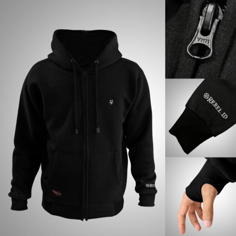 TERBARU TERKINI JAKET HOODIE ZIPPER FULL COTTON SLETING YKK PREMIUM QUALITY (COD)