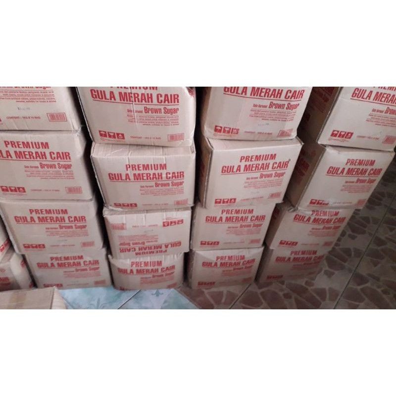 

Brown Sugar Liquid 1 DUS (10kg) / Gula Merah Cair 1kg khusus 1 DUS