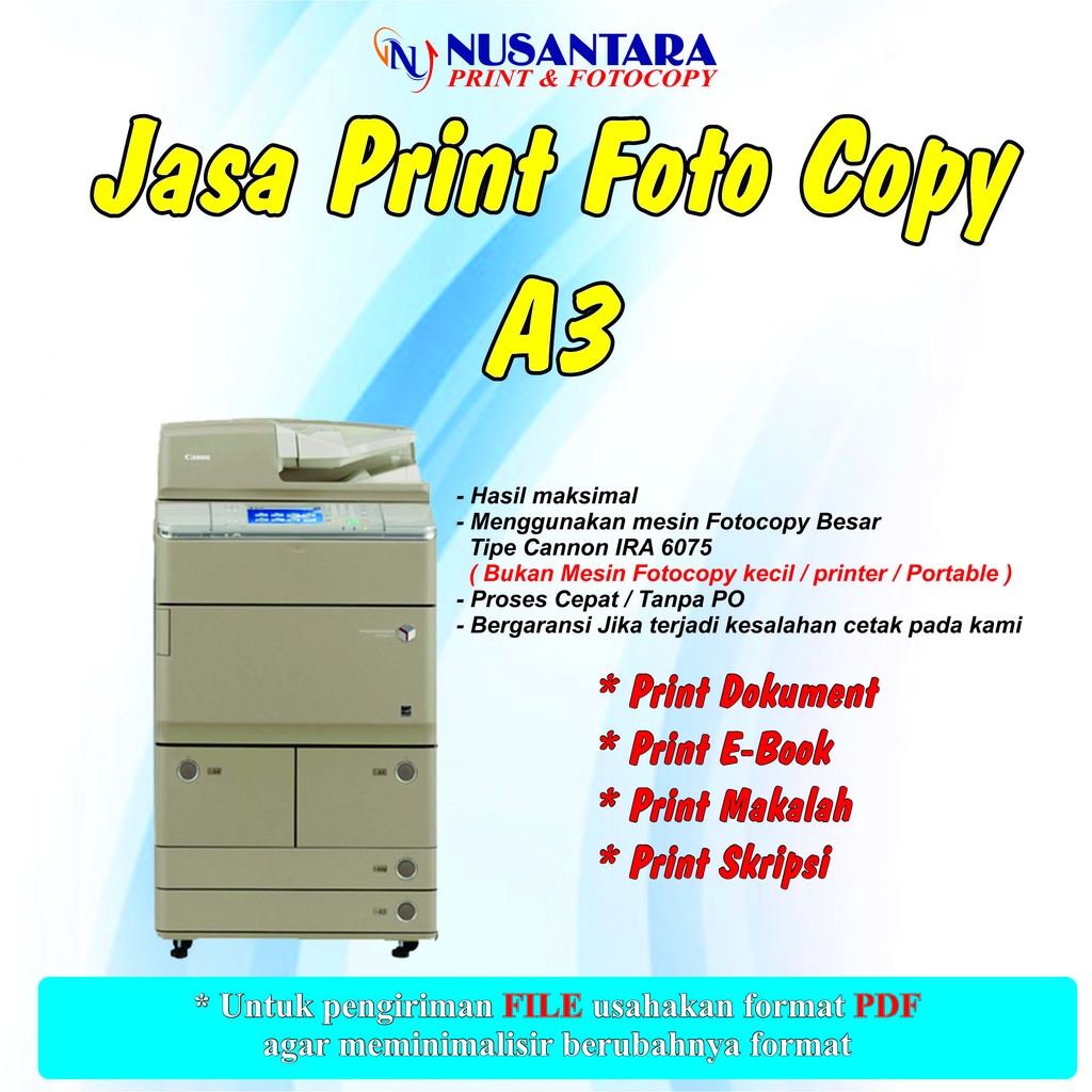 

PRINT FOTO COPY A3