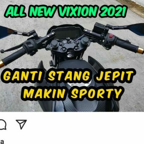 stang jepit dan dudukan vixion all new vixion nvl nva cb150r byson xabre