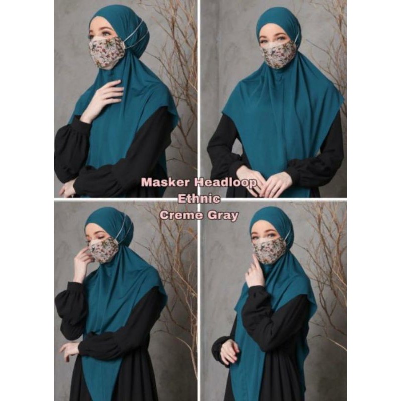 Masker EVO Hijab 3 (Masker 3D)