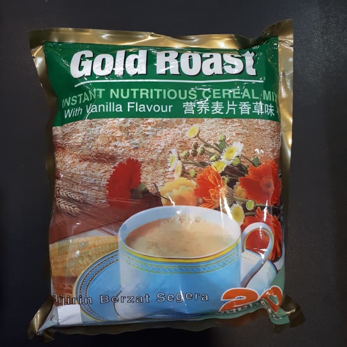 Gold Roast Cereal Vanila 600gr / Gold Rost Malaysia Sereal Instant Rasa Vanilla