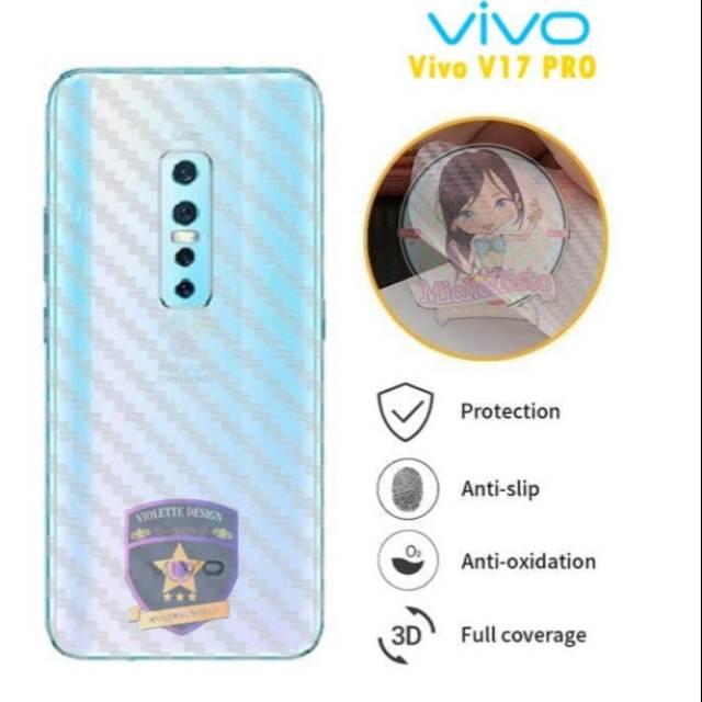 Garskin Carbon Vivo V17 Pro - Skin Carbon Vivo V17 Pro - SC