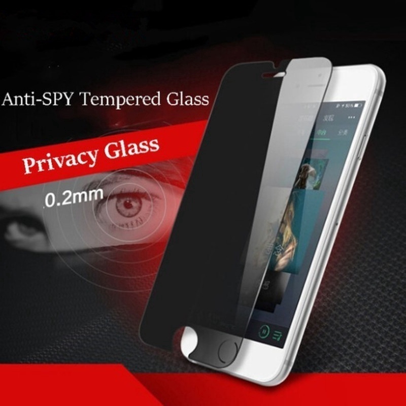 Anti Spy Privacy Film Tempered Glass  Screen Protector for IPhone 7 6 6S 8 Plus X XS XR 11 Pro Max