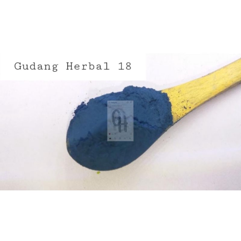 

600 G GR GRAM QING DAI FEN NATURALIS NATURAL INDIGO POWDER BUBUK TEPUNG