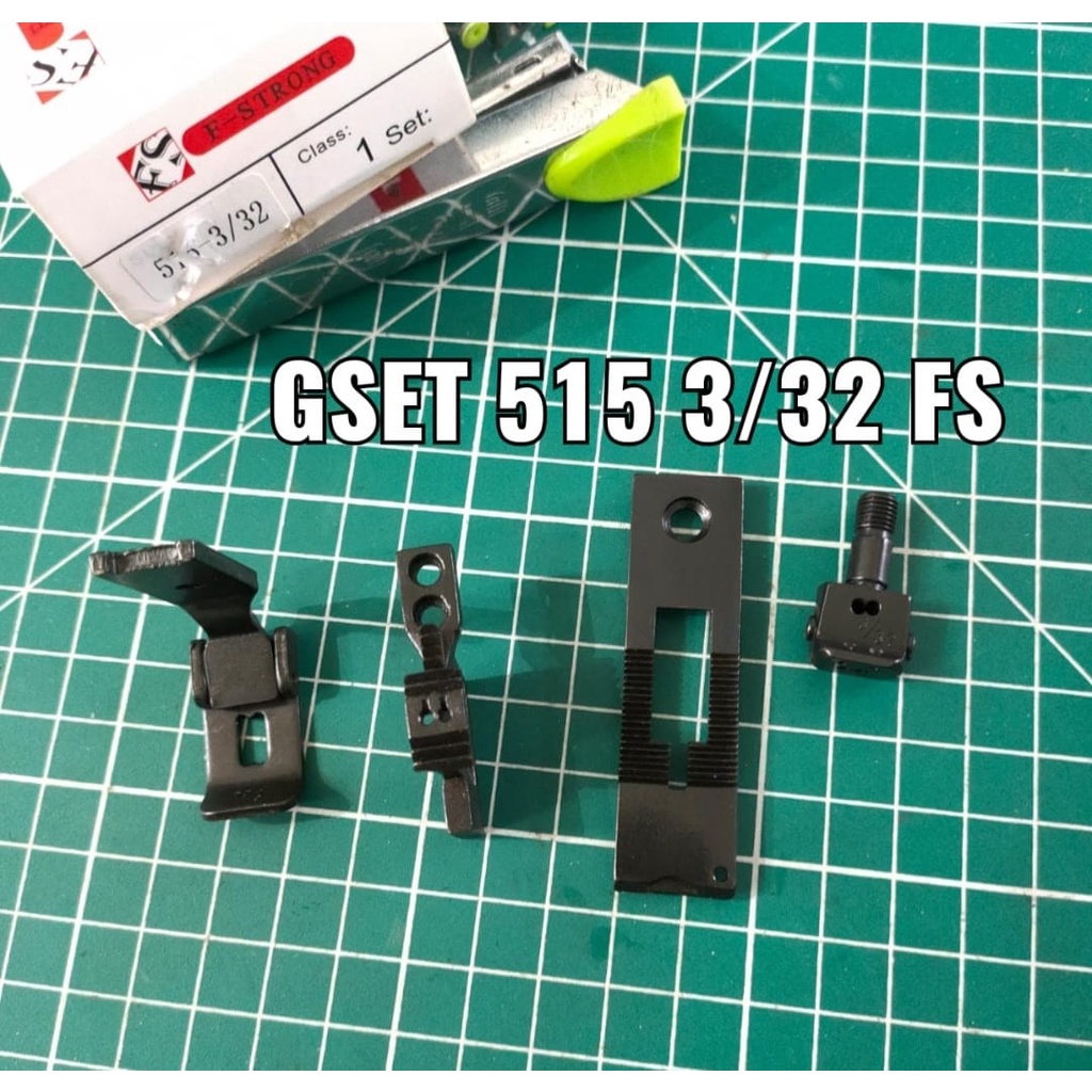 Gset / Gauge Set Mesin Jahit Jarum 2 Juki LH-515 3/32 FS