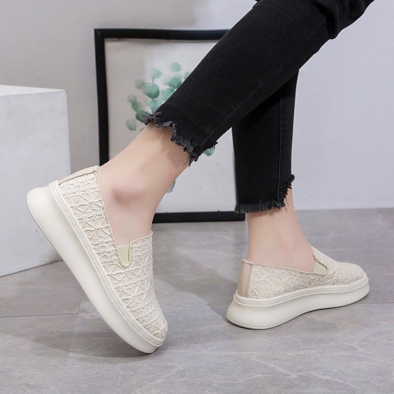 Sepatu Mesh Wedges Davve Import GO21 Sepatu Wanita