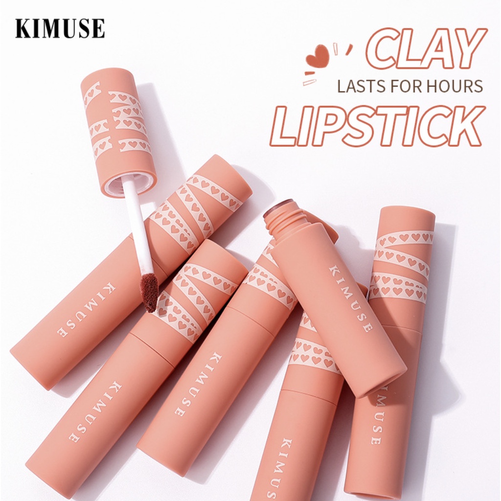 Kimuse Lip Cream Matte Velvet Smooth Lip Clay Lip Stick Waterproof Original KI002