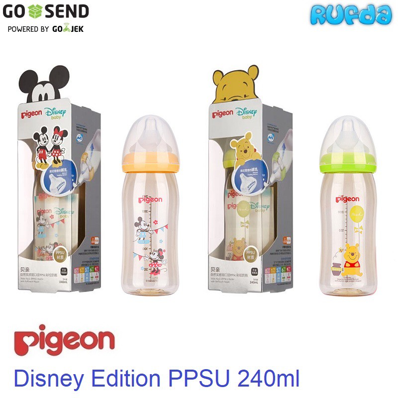 Disney Edition 240ml PPSU SofTouch Baby Bottle Botol Susu Bayi