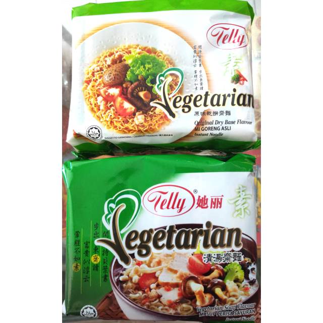 

Mie vegetarian Telly