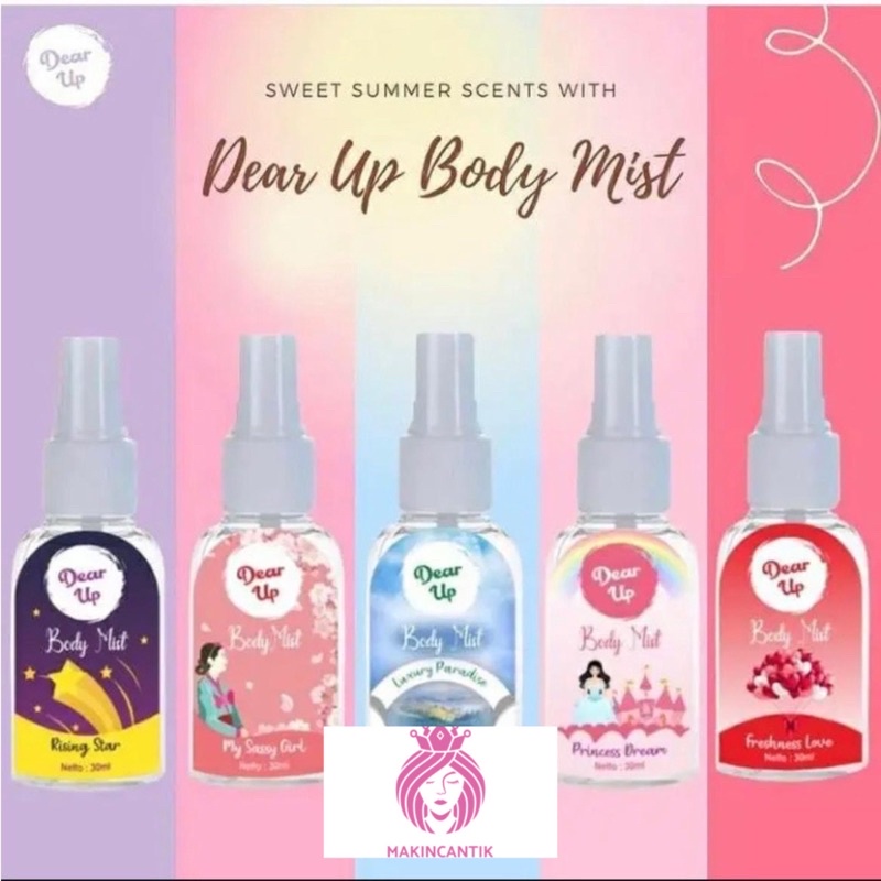 Dear Up Body Mist Parfum Wanita