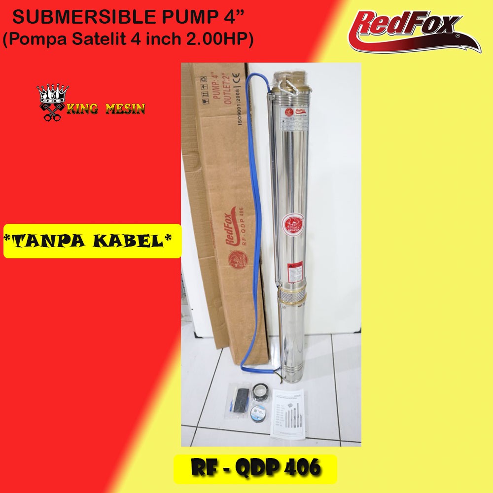 POMPA SATELIT/SUBMERSIBLE PUMP 4 INCH 2.0HP RF-QDP 406