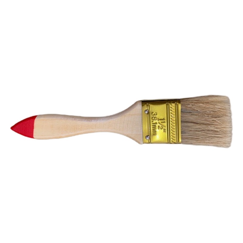 Kuas Cat Paint Brush Gagang Kayu Serba Guna 1.5&quot; 1,5&quot; 1 1/2”