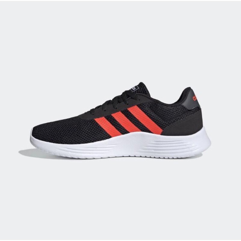 Adidas running sepatu lite racer hitam pria 2.0 EG9831