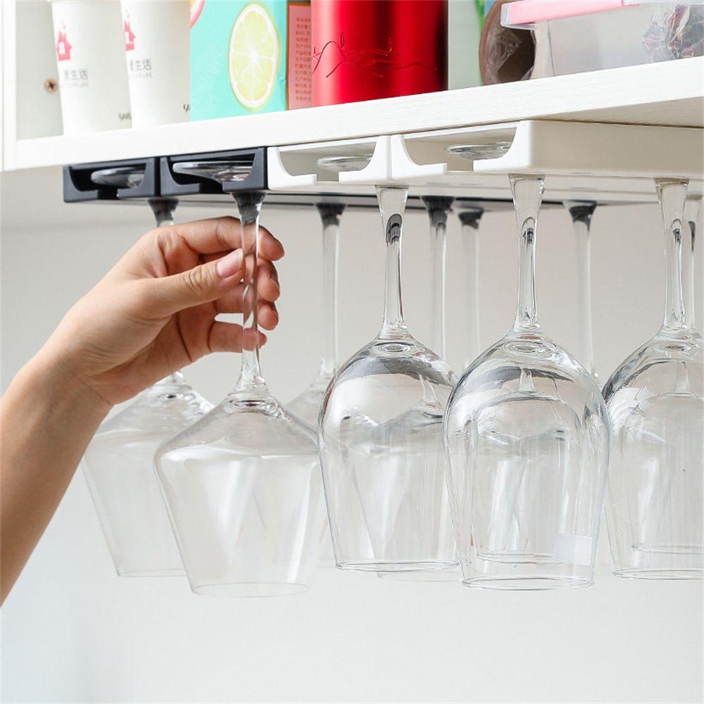 Chookyy Cup Holder Bar Cup Bawah Kabinet Display Stemware Rak Gantung Rak Gelas Gantung Rak Gelas Holder Rak Goblet