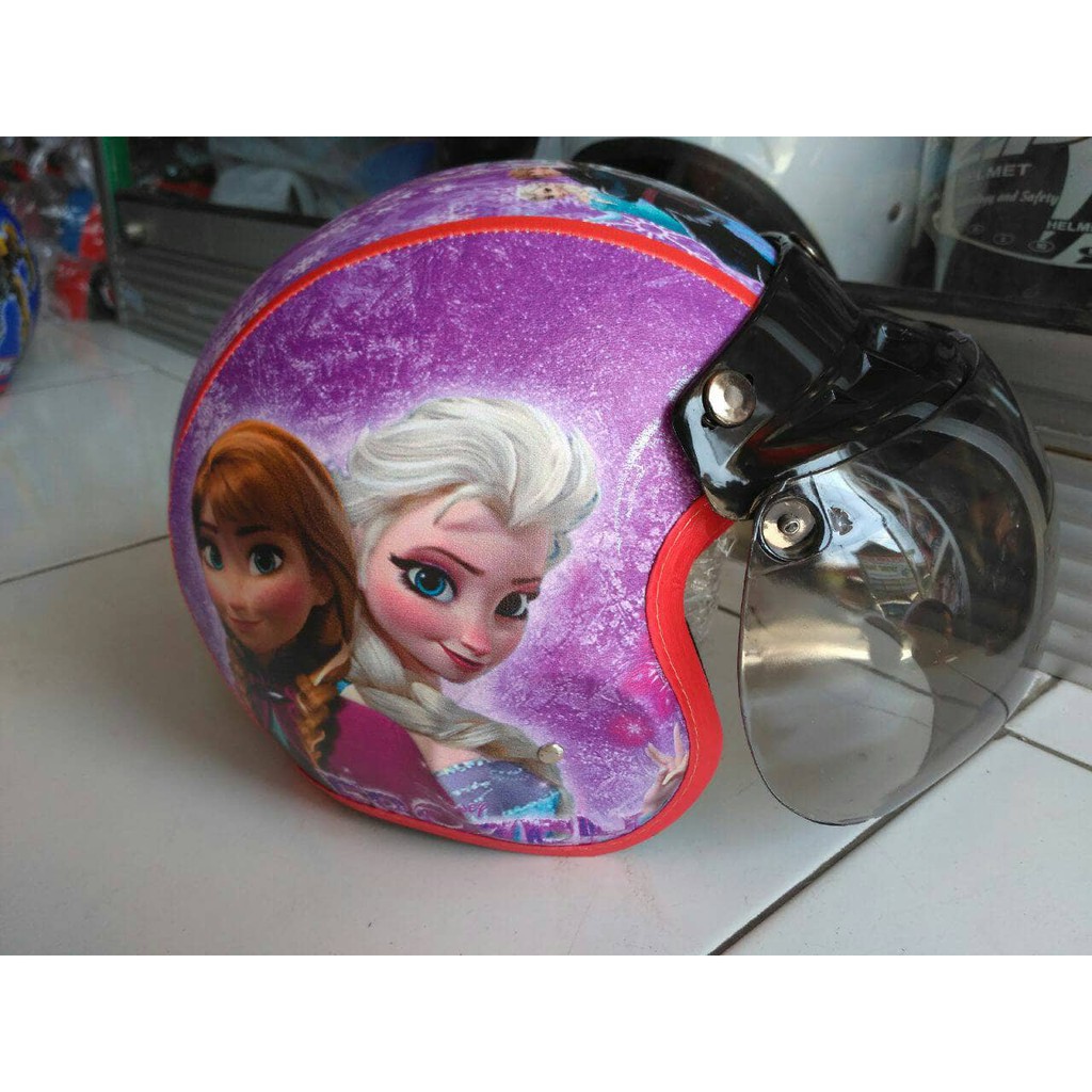 HM-154 Helm Anak Bogo Frozen Murah