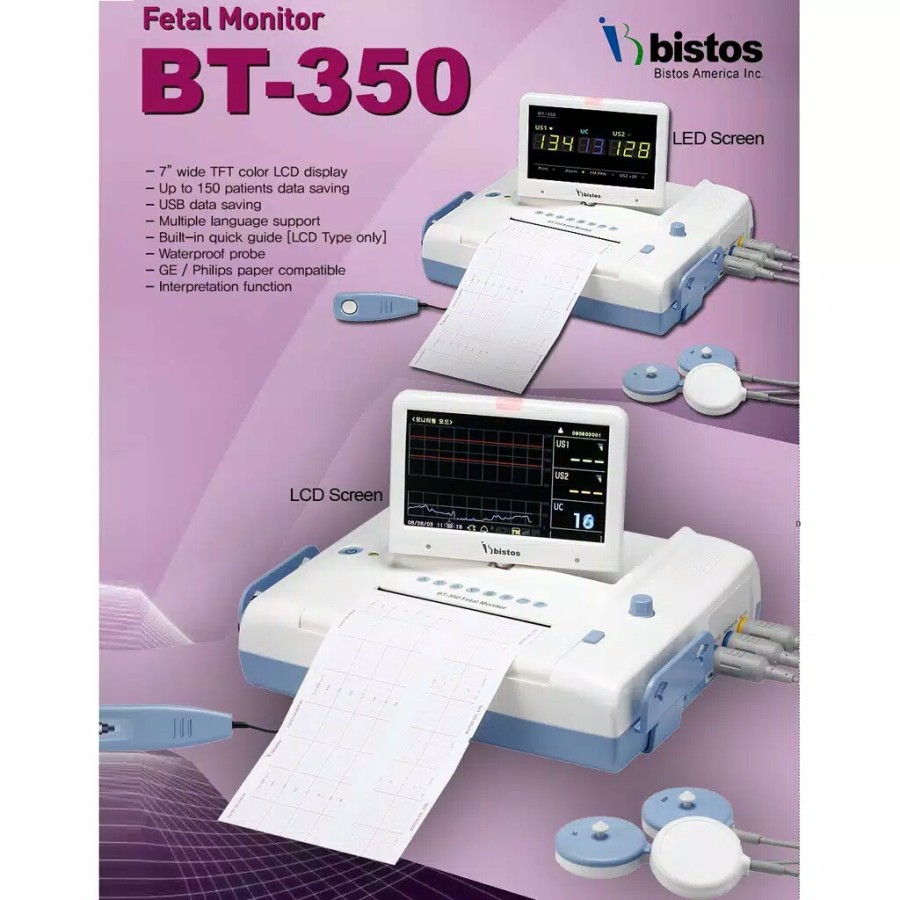 FETAL MONITOR BISTOS - GTC BISTOS BT 350 - CTG BISTOS